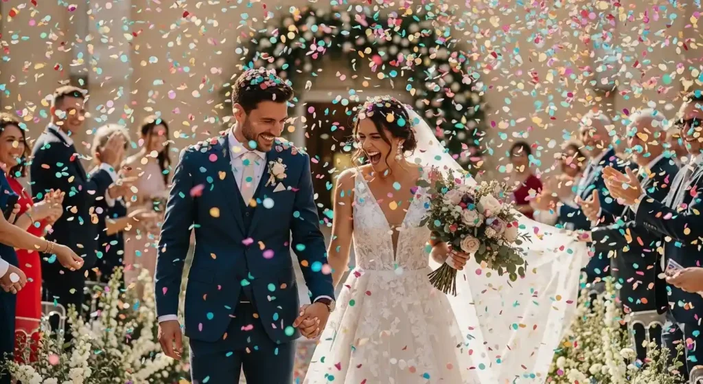 Lanzador de confeti para bodas y eventos Lanzador de confeti para bodas y eventos