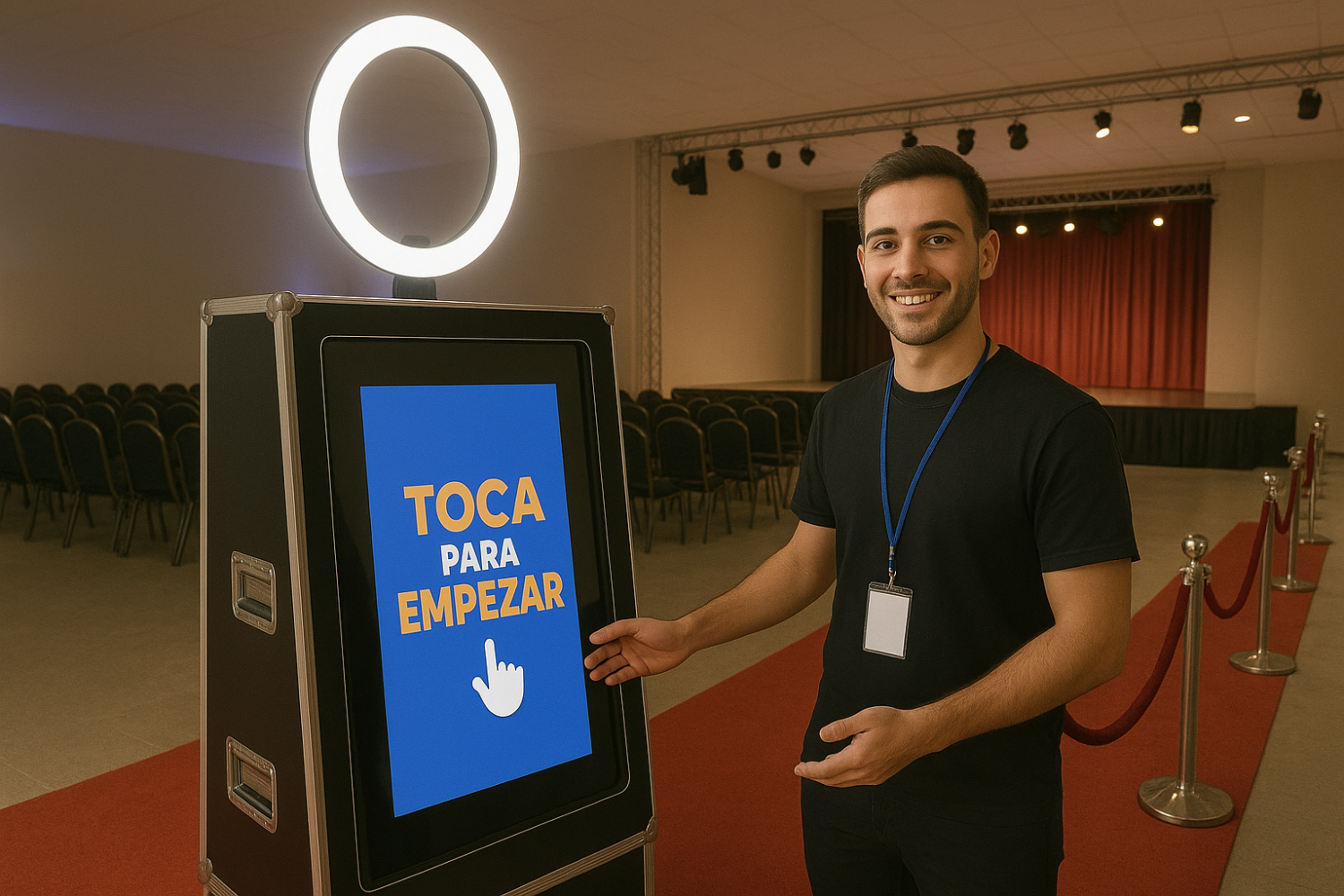 Ventajas de contratar un fotomatón con personal de apoyo para tu evento